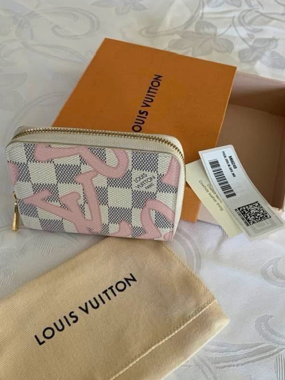 LOUIS VUITTON Damier Azur Tahitienne Wallet